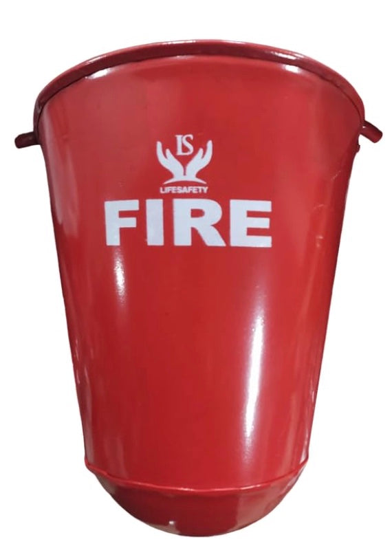 Life Safety MS Fire Bucket Fire Extinguisher (Red)(10 X 3 X 10 Inch)