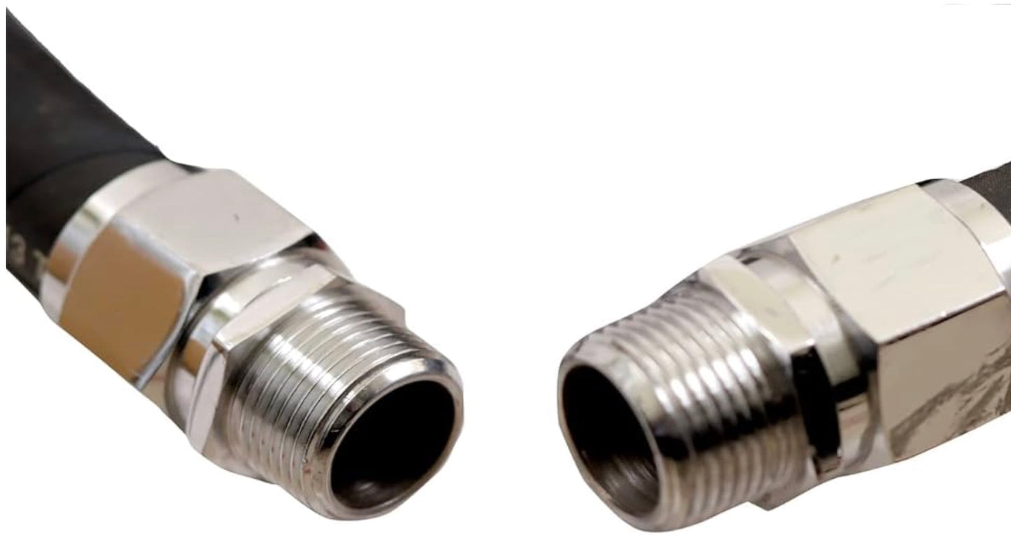 POLYHOSE Heavy Duty Fuel Dispensing Hose Pipe with 2 Pipe Coupling | Leak-Proof Petrol & Diesel Transfer Hose | 19mm Fuel Delivery Hose