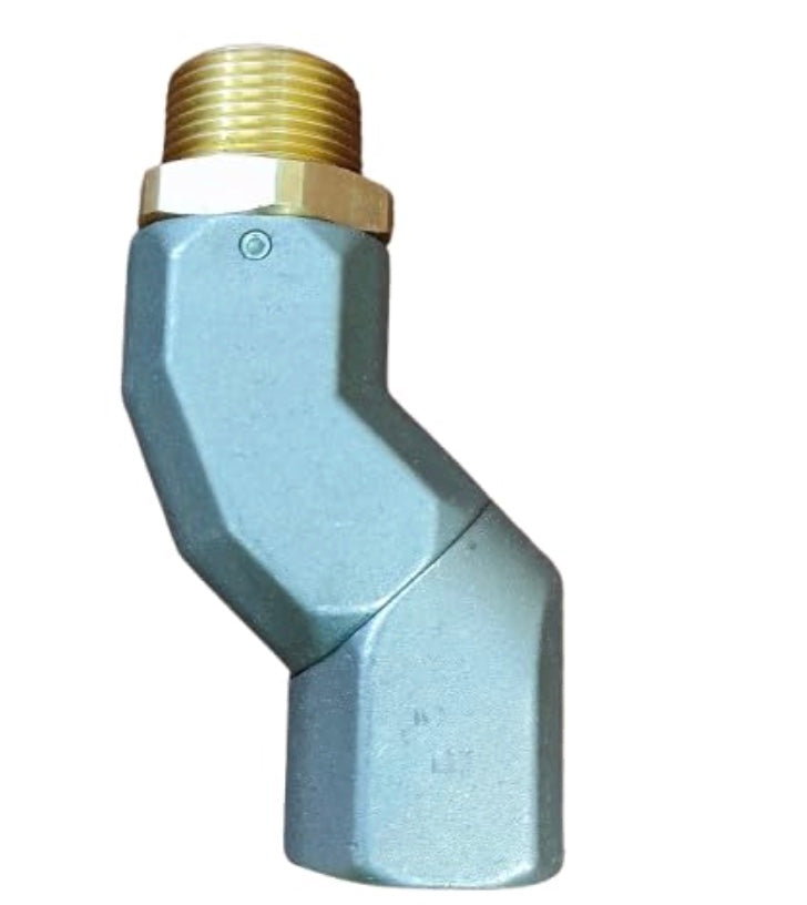 BOMBAY MS 3/4" SWIVEL JOINT DUAL PANE, 19mm Petrol AUTOCUT NOZZLE SWIVEL JOINT, 360 DEGREE ROTATION,19mm MALE BRASS BSP THREAD, DUAL BODY