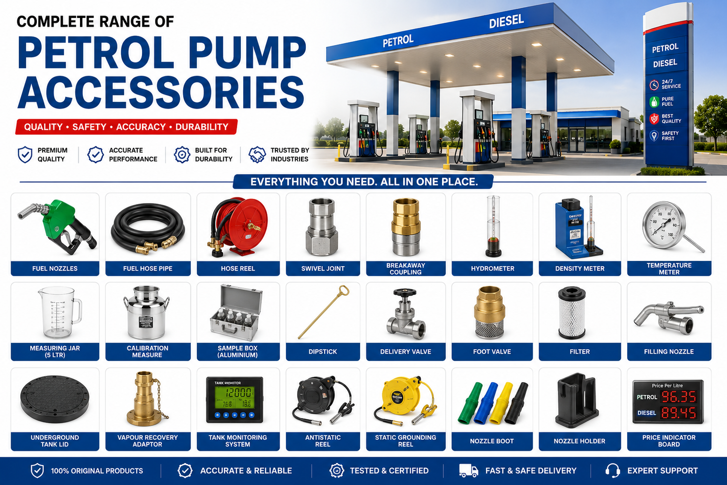 PETROL PUMP ACCESSORIES
