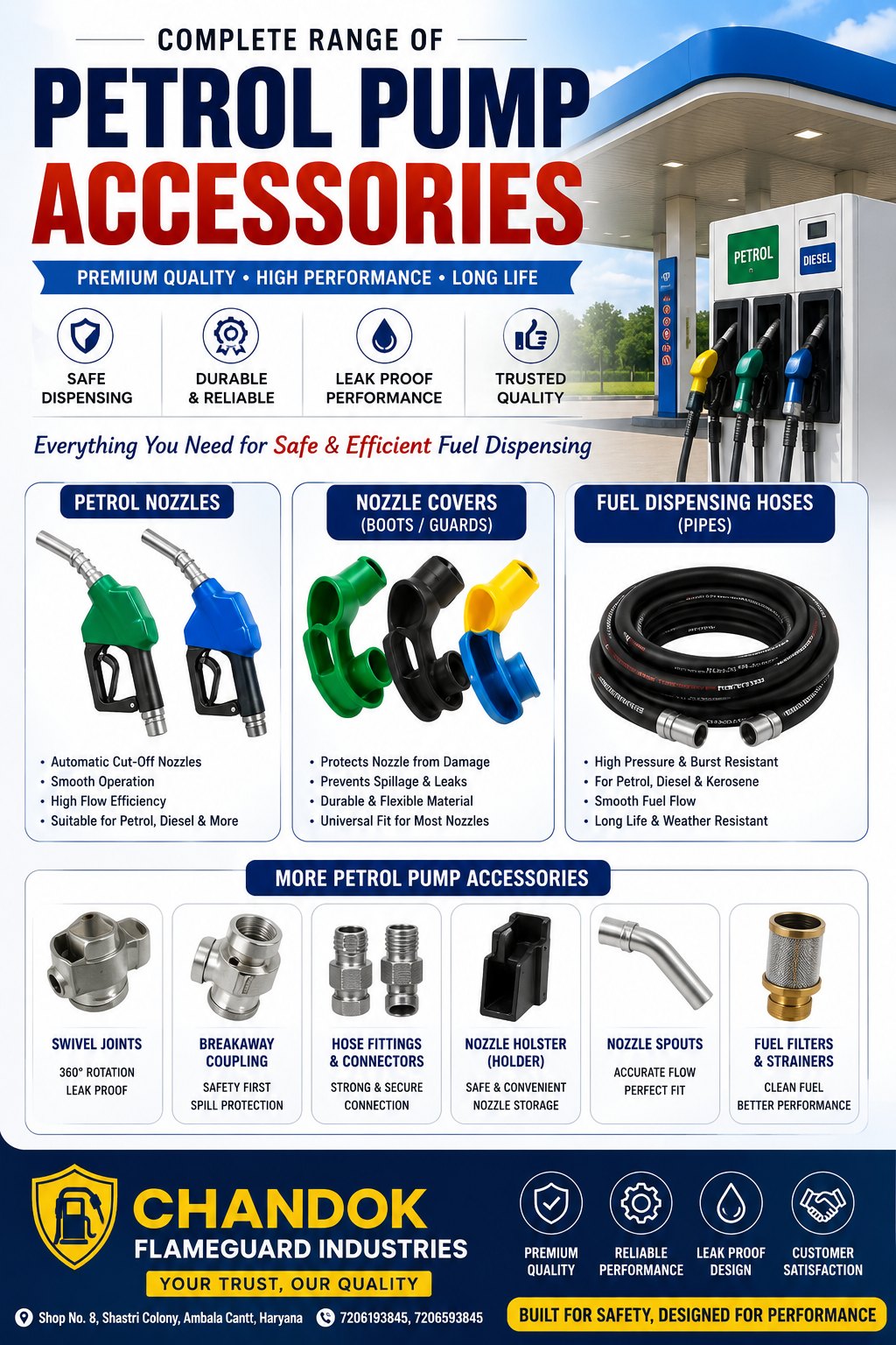 fuel dispenser accessories.