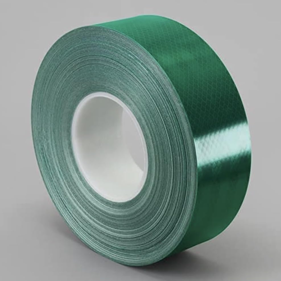 SAFEMETALS High Intensity Retro Redium Tape for Safety Jackets, Vehicles, Helmets, and Road Marking| Waterproof & Heat-Resistant Reflective Tape Roll for Night Safety.