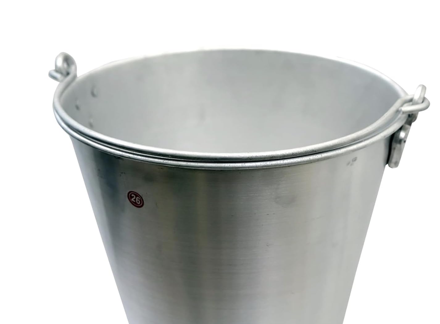 Heavy Duty Aluminum Bucket Without Earthing Wire | Industrial Fuel Transfer Bucket | Petrol Pump Aluminium Bucket | Fuel Testing Bucket