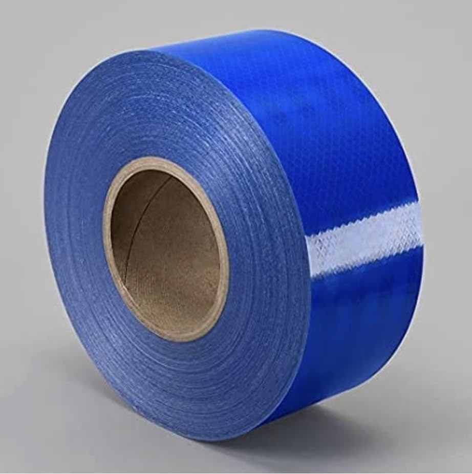 SAFEMETALS High Intensity Retro Redium Tape for Safety Jackets, Vehicles, Helmets, and Road Marking| Waterproof & Heat-Resistant Reflective Tape Roll for Night Safety.
