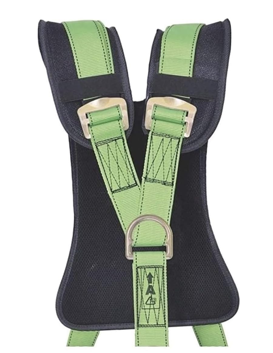 Safetymust Full Body Padded Safety Harness - Men's Safety Belt for Construction Height | Industrial-Grade Safety Solution for Construction, Industrial...