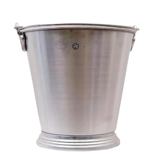 Chandoks Heavy Aluminium Bucket Multipurpose Balti with Handle Specially Made for Home and Restaurant, Best for Petroleum Use, IOCL,BPC,HP,NAYARA,ETC