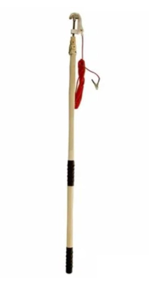 CHANDOKS Electrical Discharge Rod, 15 Feet, Tested Upto 33 KV, with 4 Sq. mm Copper Cable 6 Mtr Long