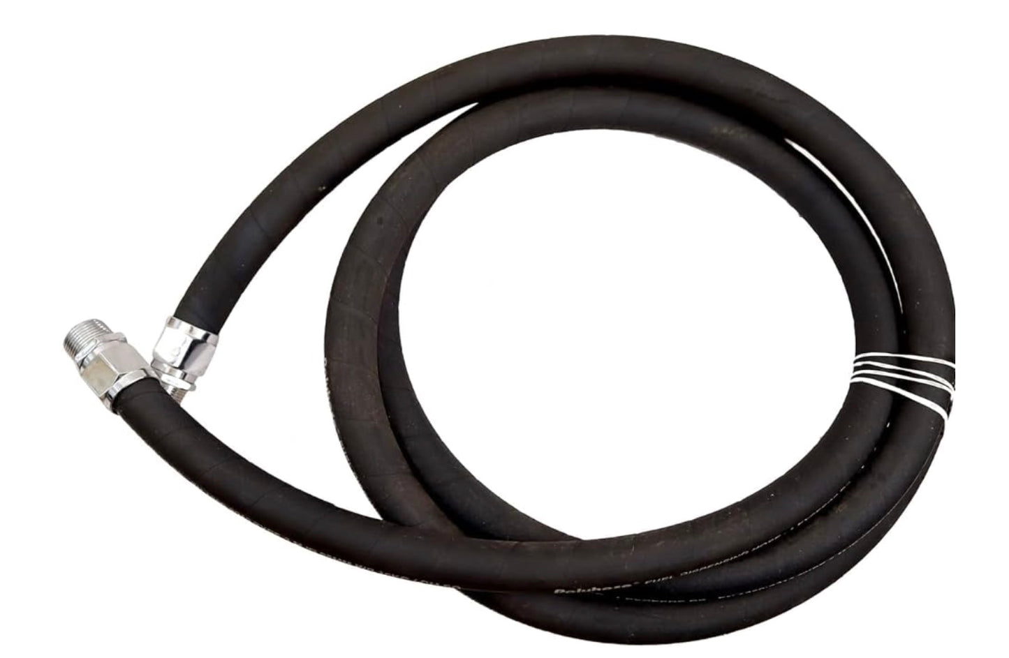 POLYHOSE Heavy Duty Fuel Dispensing Hose Pipe with 2 Pipe Coupling | Leak-Proof Petrol & Diesel Transfer Hose | 25 mm Fuel Delivery Hose