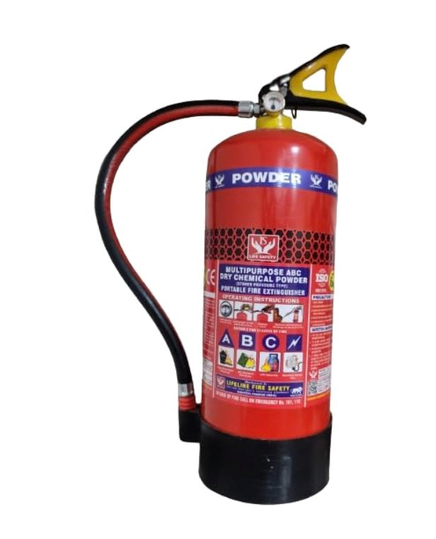 Life Safety MS ABC Fire Extinguisher (Red | 6 Kg)(1.8 X 7 X 1.8 Inch)