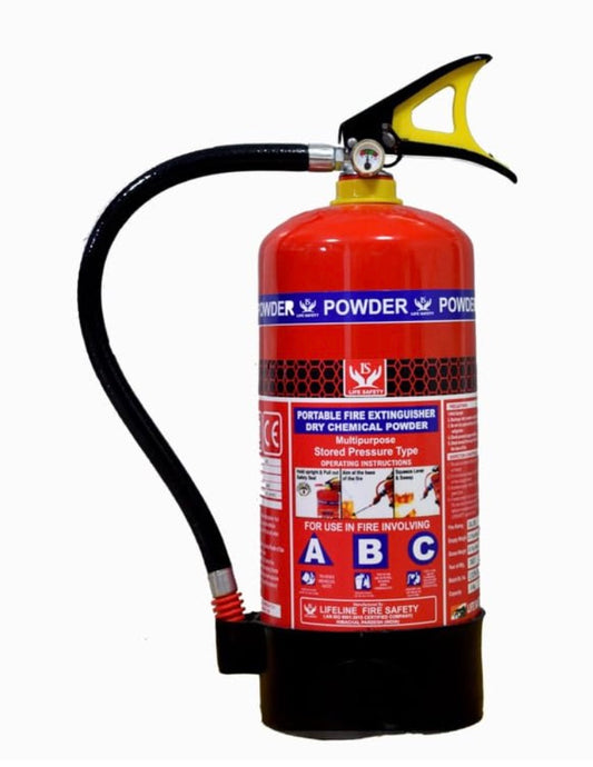 Life Safety MS ABC Fire Extinguisher (Red | 4 Kg)(1.6 X 6 X 1.6 Inch)