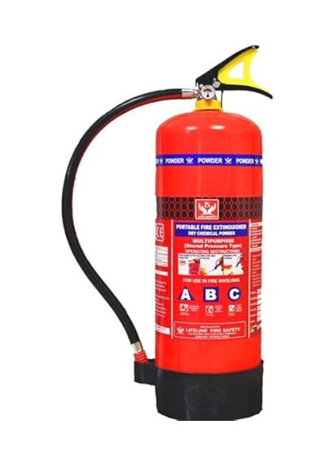 Life Safety MS ABC Fire Extinguisher (Red | 9 Kg)(1.11 X 8 X 1.11 Inch)