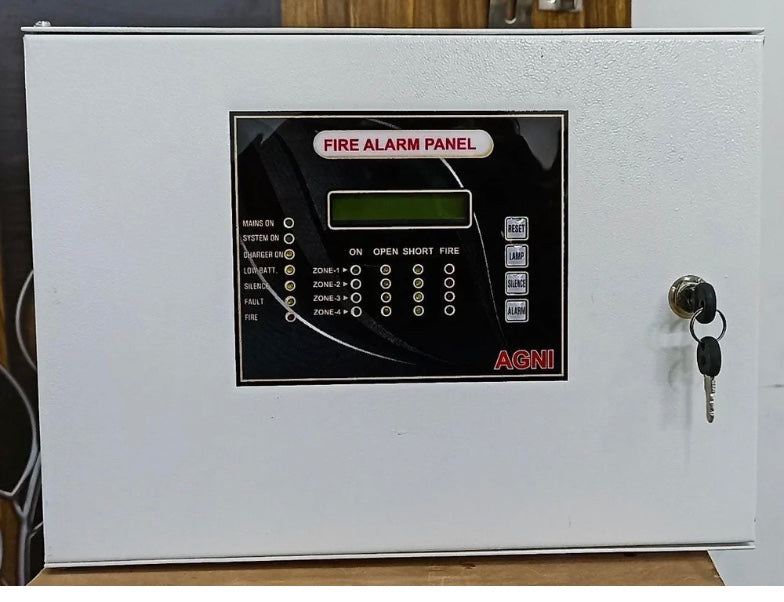 4 Zone Panel Fire Extinguisher (White)(6 X 5 X 6 Inch)