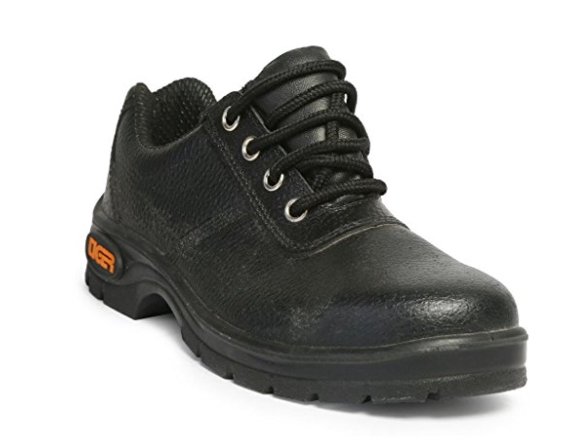 Tiger Men Black LOREX Safety Shoes - 9
