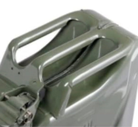 CHANDOKS PETROMART Jerry Can 20L Metal Fuel & Water Storage Container | Leak-Proof Design, Portable, Petrol & Diesel Safe, Secure Latch Closure, Durable Build