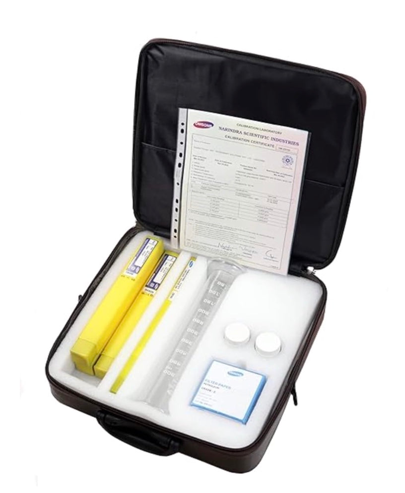 OMSONS with NABL Calibration Certificate with Density Hydrometers & Thermometers For Petroleum Use (DENSITY KIT WITH M50 HYDROMETERS)