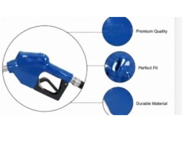 Blue Fuel Nozzle Protective Cover | Durable Outer Housing for Automatic Petrol & Diesel Fuel Nozzles Size 3/4 inches
