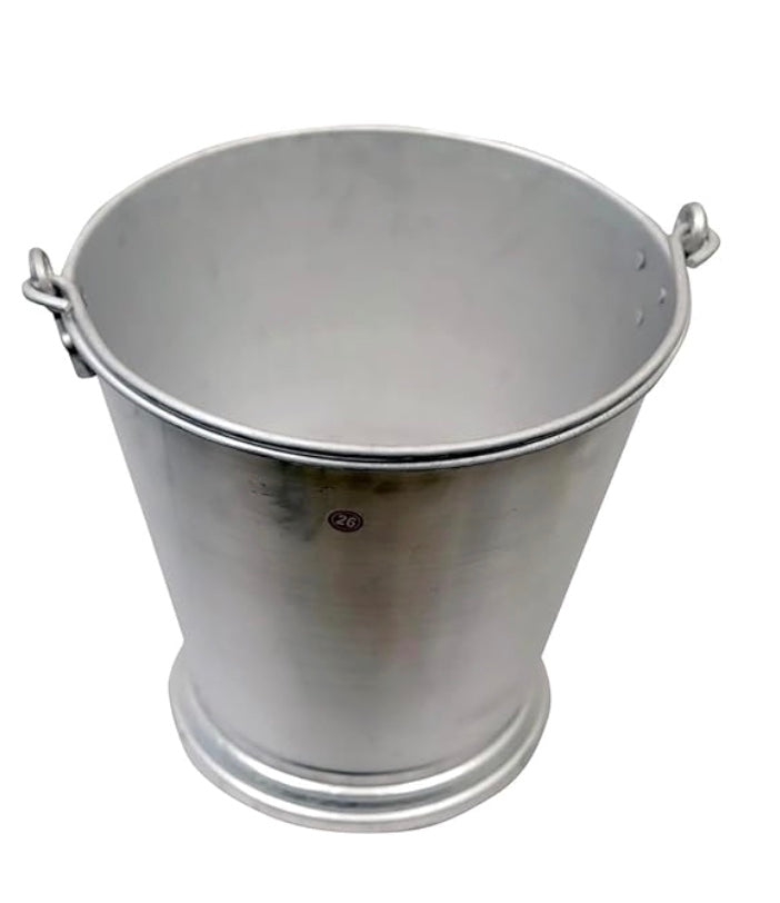 Chandoks Heavy Aluminium Bucket Multipurpose Balti with Handle Specially Made for Home and Restaurant, Best for Petroleum Use, IOCL,BPC,HP,NAYARA,ETC
