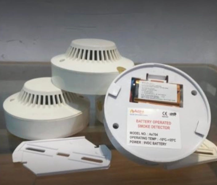 CHANDOKS Battery Operated Smoke Detector Conventional