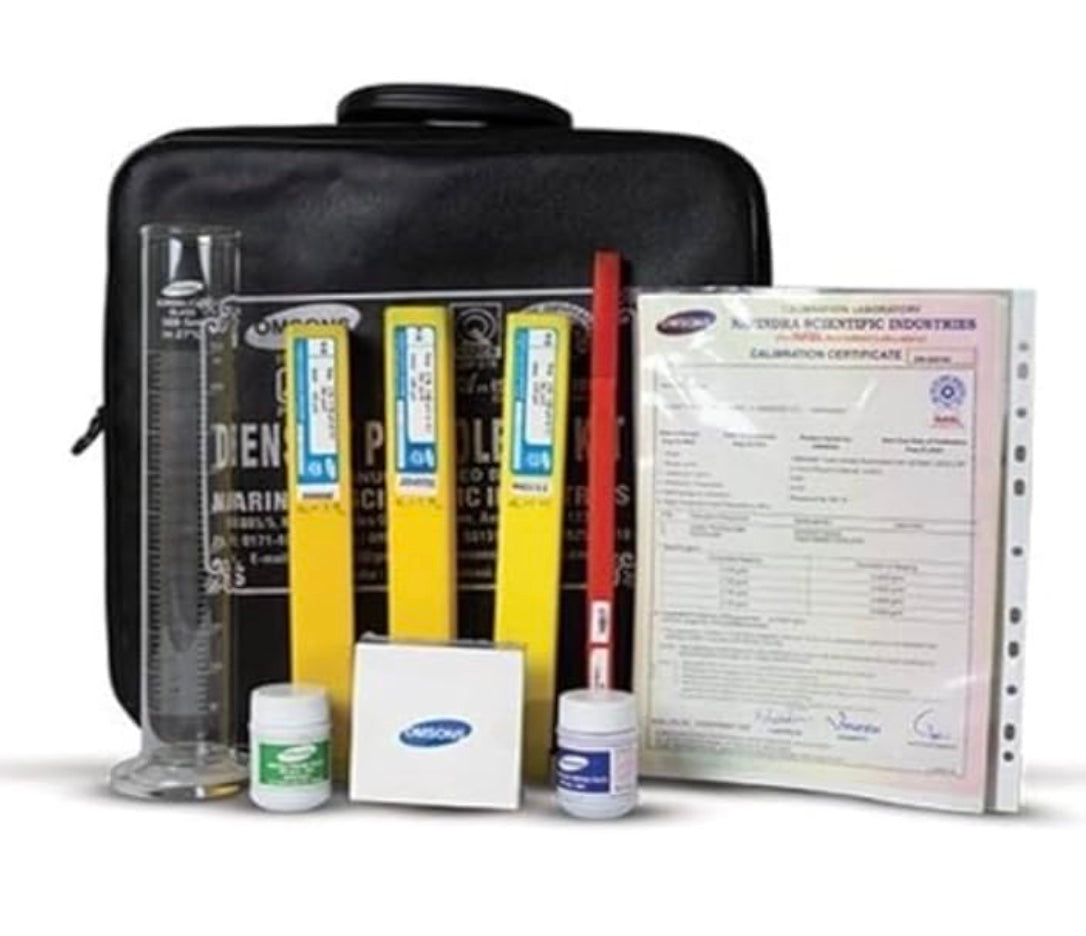 CFI OMSONS with NABL Calibration Certificate with Density Hydrometers & Thermometers For Petroleum Use (DENSITY KIT WITH M50 HYDROMETERS)