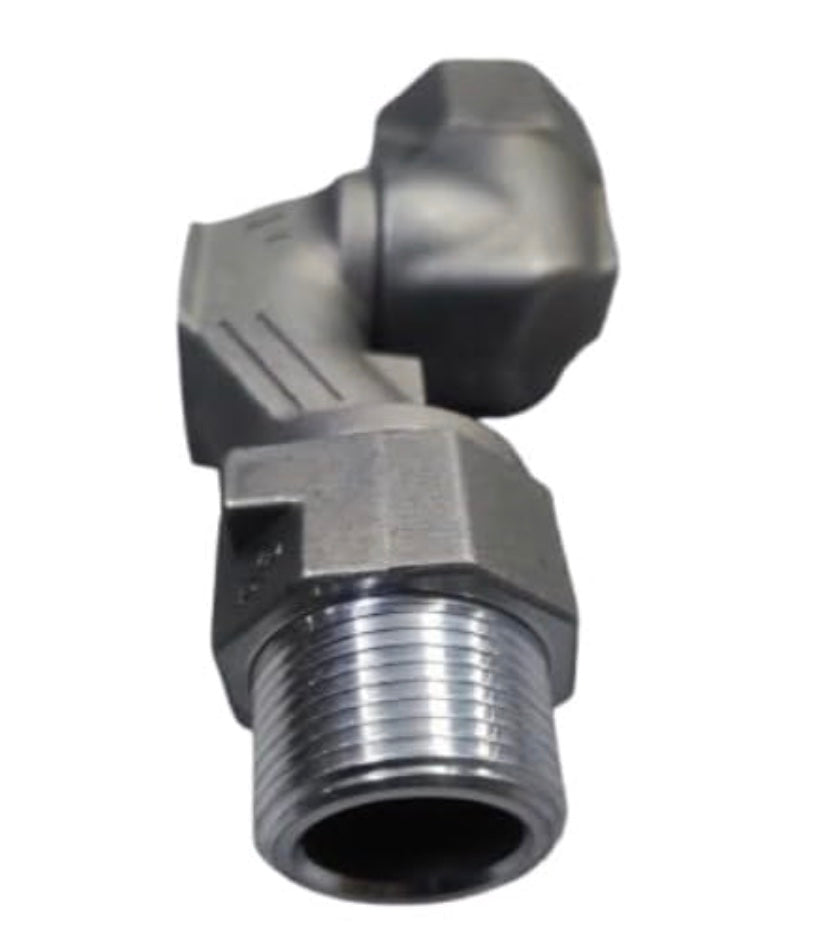 Bombay MS 3/4" Swivel Joint – 360° Rotation, 19mm Male-Female Fuel Connector, BSP Thread, Dual Body, Heavy Duty