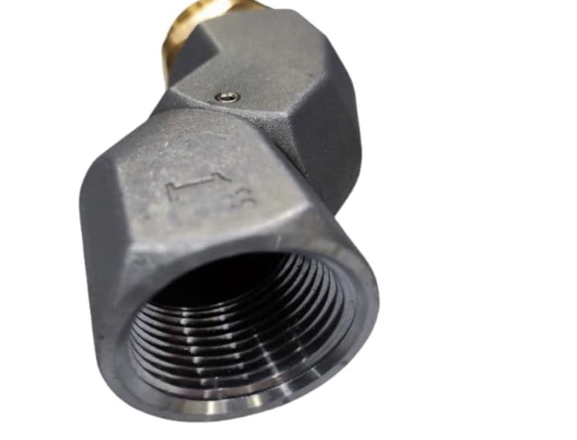 BOMBAY MS 1" SWIVEL JOINT DUAL PANE, 25mm DEISEL AUTOCUT NOZZLE SWIVEL JOINT, 360 DEGREE ROTATION, 25mm MALE BRASS BSP THREAD, DUAL BODY