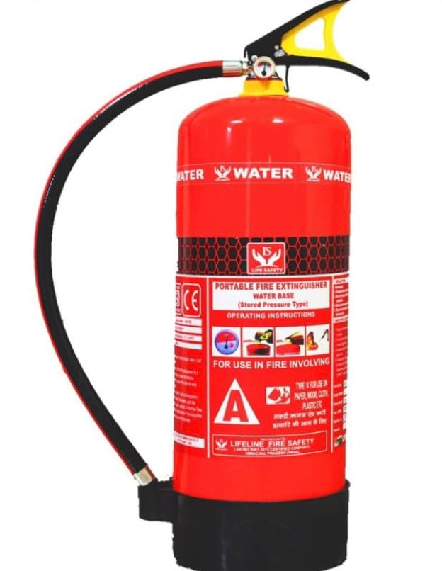 Life Safety MS Water Fire Extinguisher (Red | 9 LTR.)(1.11 X 8 X 1.11 Inch)