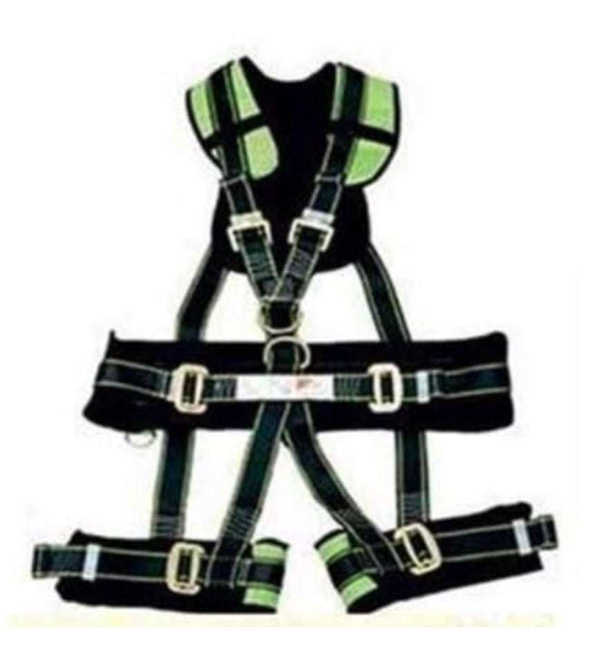 Full Body Safety Harness Belt, Construction Kit with Rope, Hard Hat, Gloves and Carry Bag, Building Window Cleaning Kit, Tower Safty Kit, Construction Safety Kit