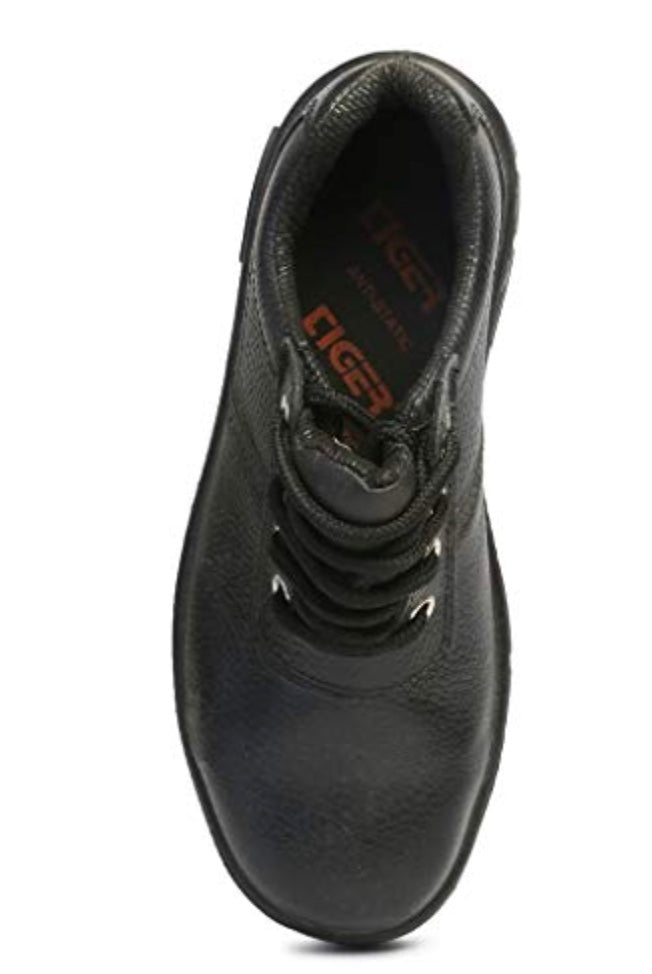Tiger Men Black LOREX Safety Shoes - 9