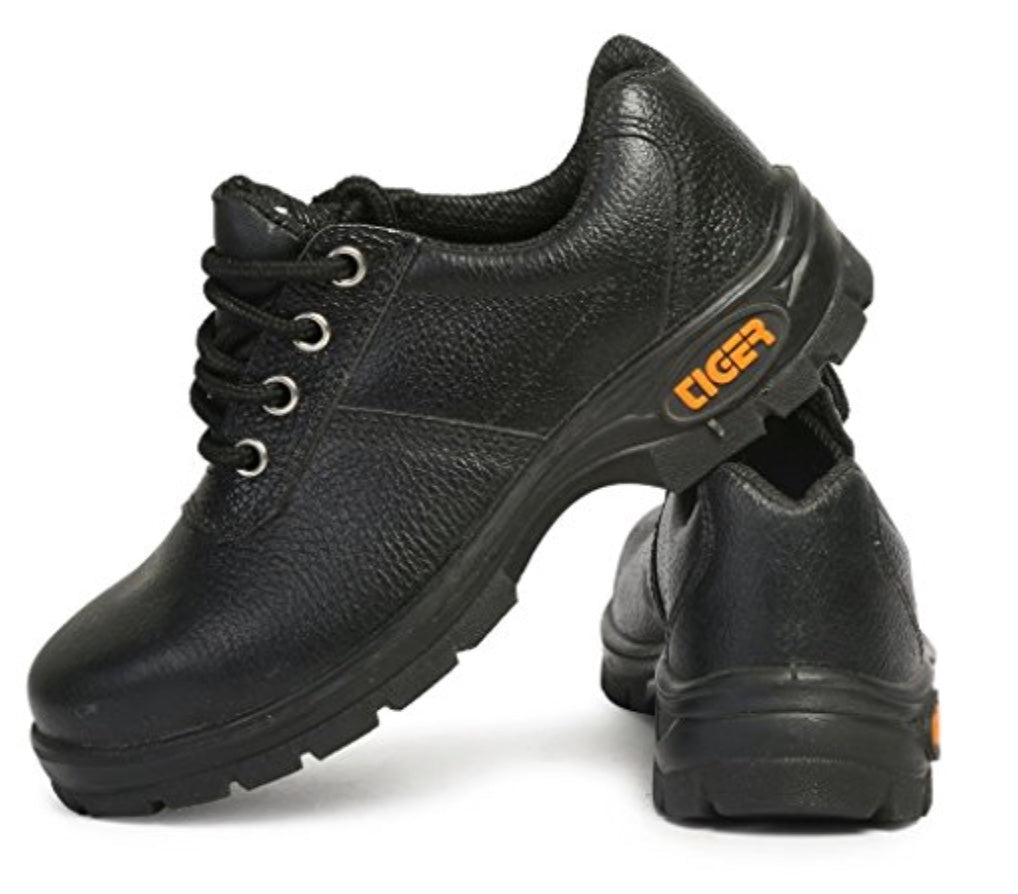 Tiger Men Black LOREX Safety Shoes - 9