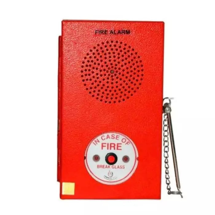 CHANDOK Fire Alarm Hooter 90db Wall-Mounted Red, 0012