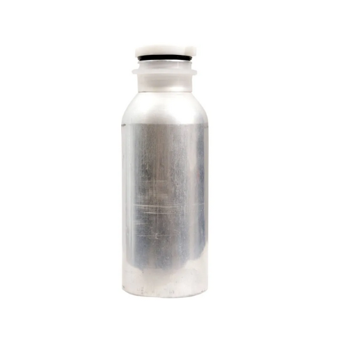 1 L Aluminium Fuel Sample Bottle with Wooden Storage Box | Leak-Proof Petrol & Diesel Sample Container | Petrol Pump Fuel Testing Bottle