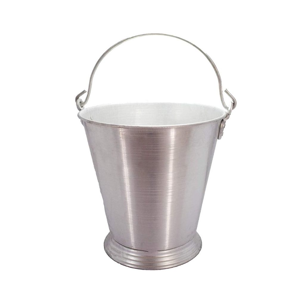 Heavy Duty Aluminum Bucket Without Earthing Wire | Industrial Fuel Transfer Bucket | Petrol Pump Aluminium Bucket | Fuel Testing Bucket