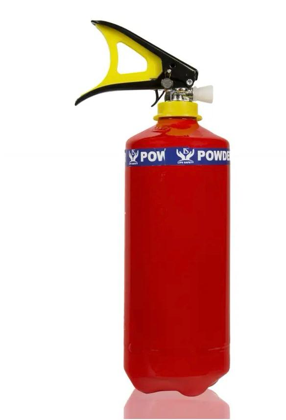 Life Safety MS ABC Fire Extinguisher (Red | 2Kg)(1.3 X 5 X 1.3 Inch)
