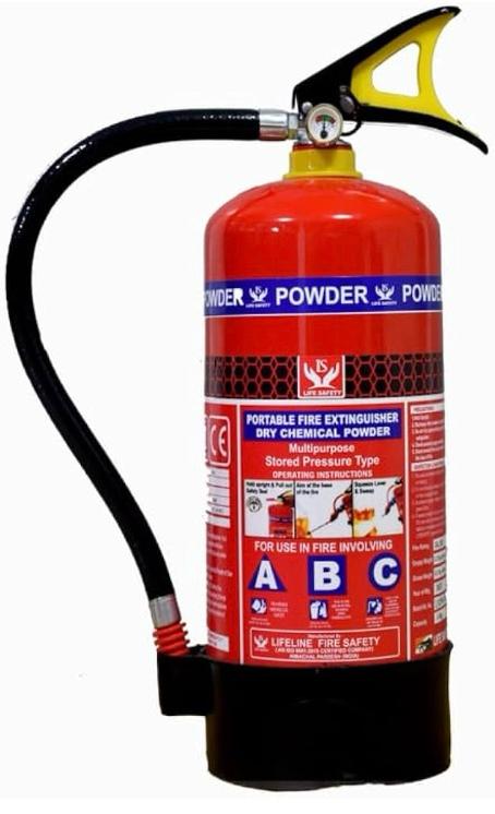 Life Safety MS ABC Fire Extinguisher (Red | 4 Kg)(1.6 X 6 X 1.6 Inch)