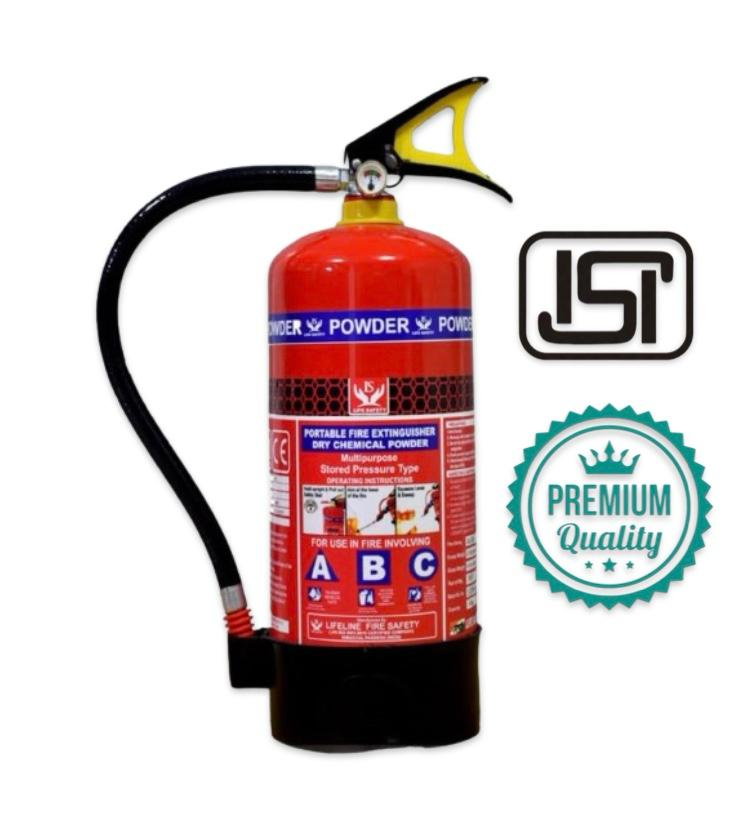 Life Safety MS ABC Fire Extinguisher (Red | 4 Kg)(1.6 X 6 X 1.6 Inch)
