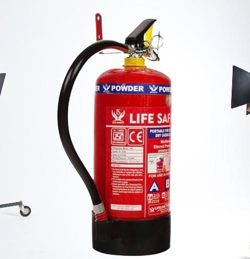 Life Safety MS ABC Fire Extinguisher (Red | 6 Kg)(1.8 X 7 X 1.8 Inch)
